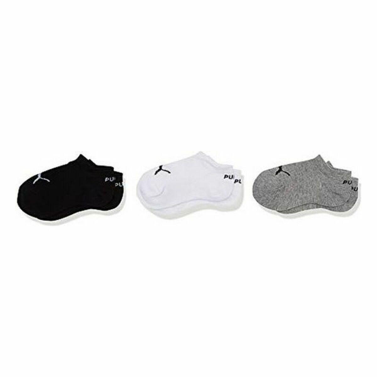 Sport ankelstrømper Puma Kids Quarter CDT 3 par Hvid 23-26