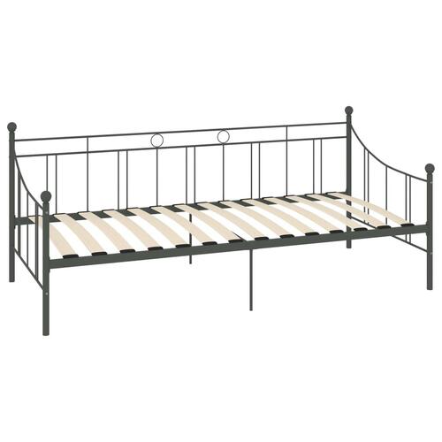 Stel til daybed 90x200 cm metal grå