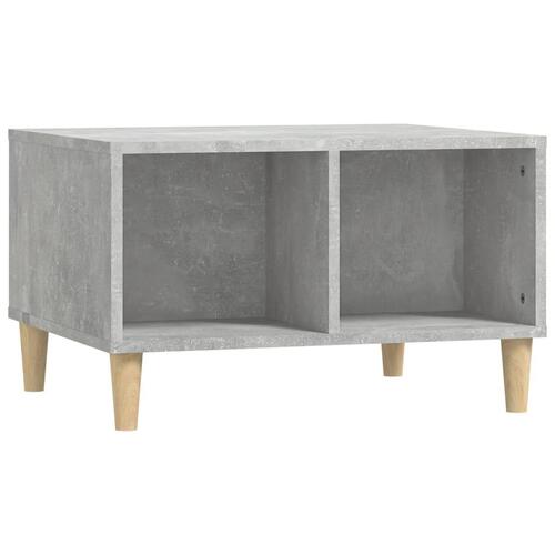 Sofabord 60x50x36,5 cm konstrueret træ betongrå