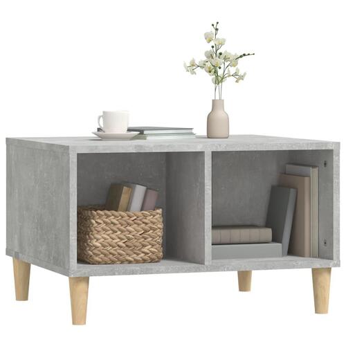 Sofabord 60x50x36,5 cm konstrueret træ betongrå