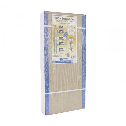 Simon Rack Maderclick Plus reol 200 × 100 × 50 cm - 5 hylder, metal/blå