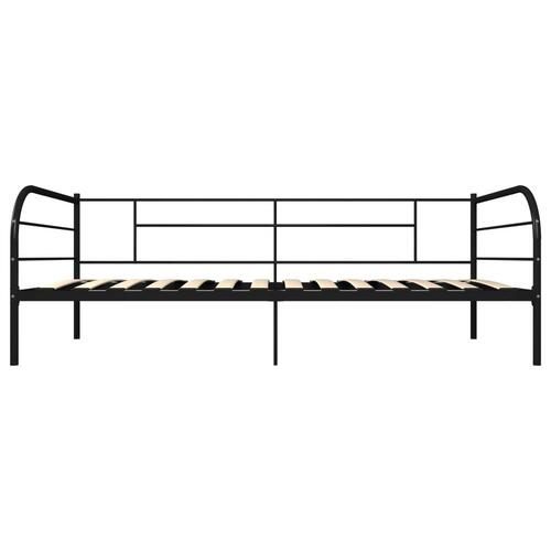 Stel til daybed 90x200 cm metal sort