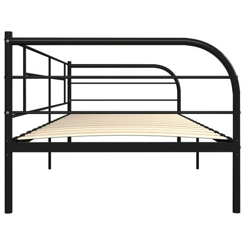 Stel til daybed 90x200 cm metal sort