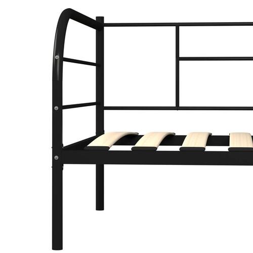Stel til daybed 90x200 cm metal sort