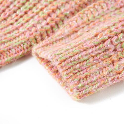 Sweater til børn str. 116 strikket lyserød