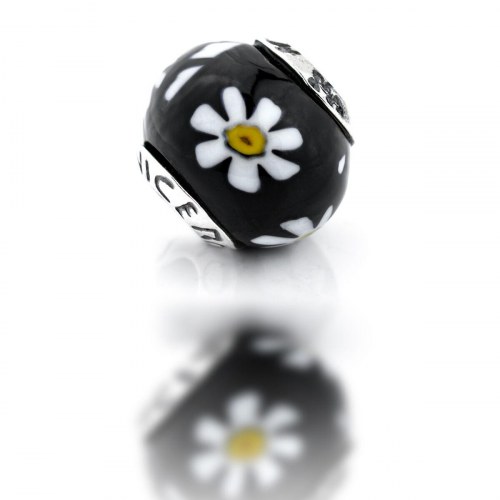 Charm - Perle VMB0038-25, sort blomst, 1 cm