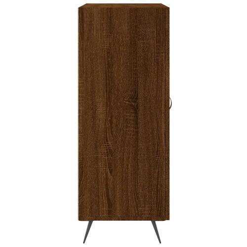 Skænk 69,5x34x90 cm konstrueret træ brun egetræsfarve