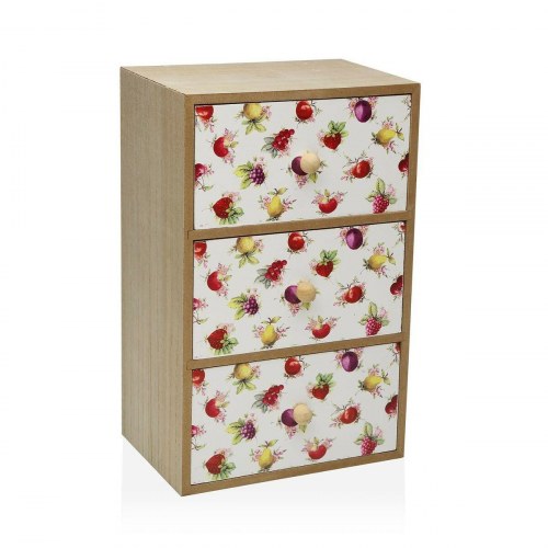 Versa smykkeskrin med frugtemotiv - 12 × 25 × 16 cm