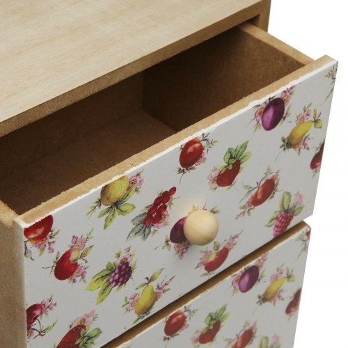 Versa smykkeskrin med frugtemotiv - 12 × 25 × 16 cm