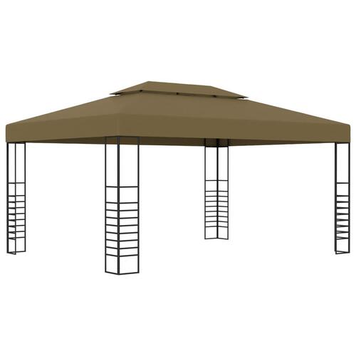 Pavillon 3x4 m 180 g/m² gråbrun
