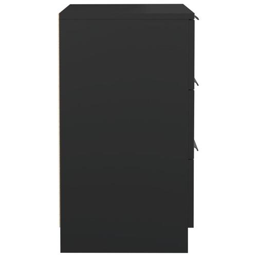 Sengebord 40x36x65 cm sort