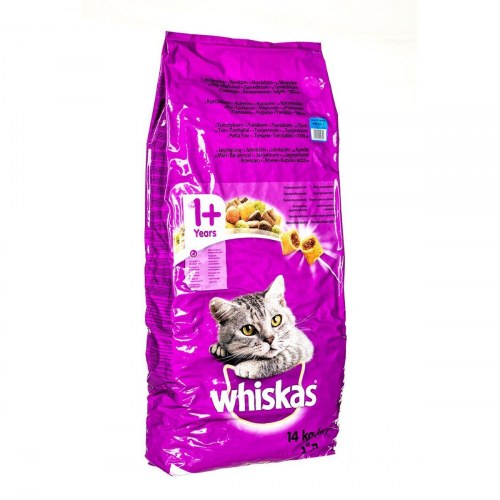 Whiskas kattemad til voksne - Tun, 14 kg