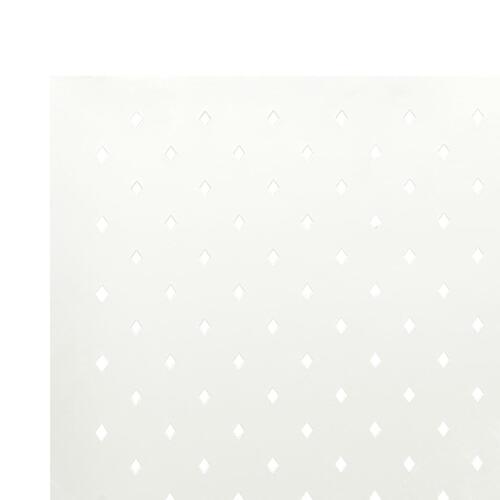 4-panels rumdelere 2 stk. 160x180 cm stål hvid