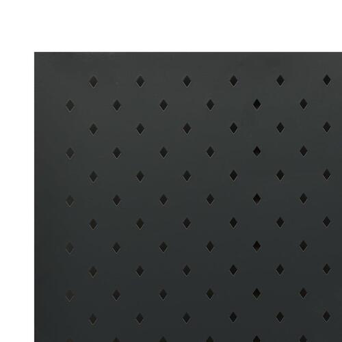 5-panels rumdeler 2 stk. 200x180 cm stål sort