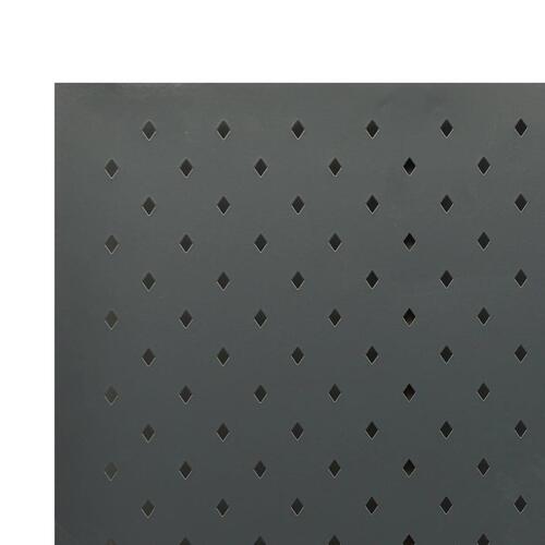 5-panels rumdeler 2 stk. 200x180 cm stål antracitgrå