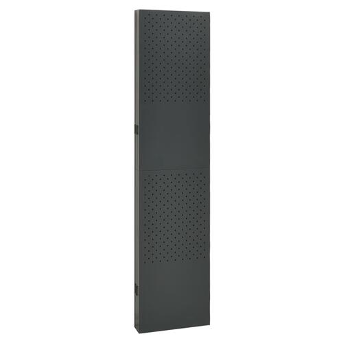 5-panels rumdeler 2 stk. 200x180 cm stål antracitgrå