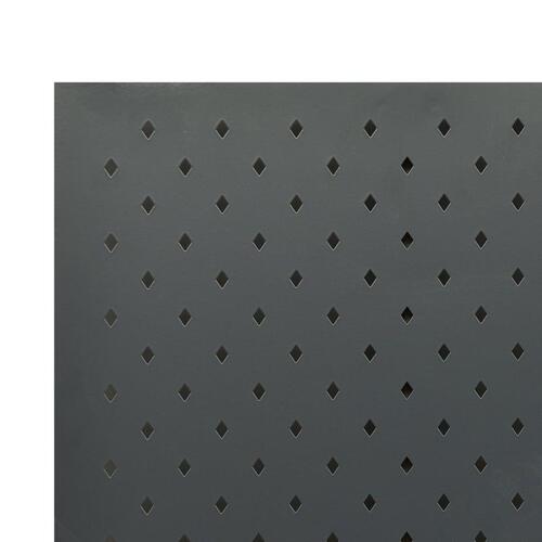 6-panels rumdeler 2 stk. 240x100 cm stål antracitgrå