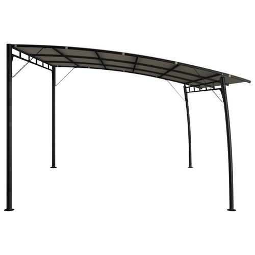 Havemarkise 4x3x2,55 m gråbrun