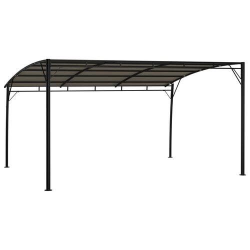 Havemarkise 4x3x2,55 m gråbrun