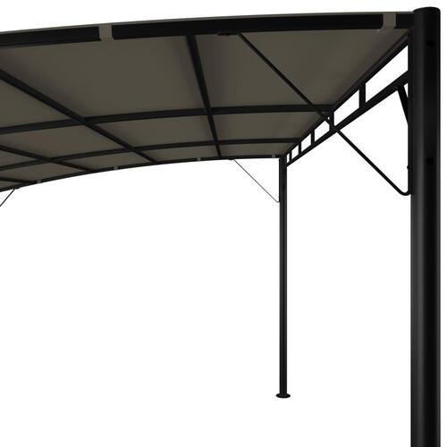 Havemarkise 4x3x2,55 m gråbrun