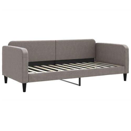 Daybed 90x200 cm stof gråbrun