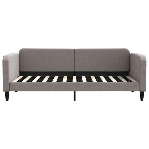 Daybed 90x200 cm stof gråbrun