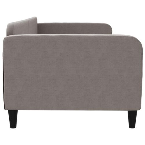 Daybed 90x200 cm stof gråbrun