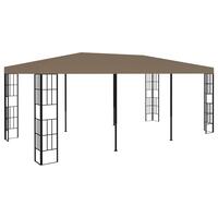 Pavillon 6x3 m gråbrun