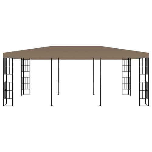 Pavillon 6x3 m gråbrun