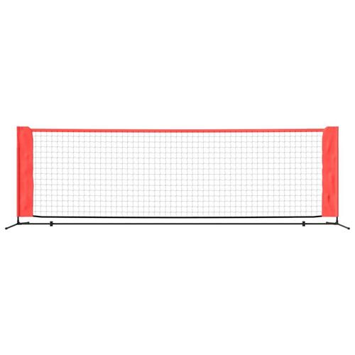 Tennisnet 300x100x87 cm polyester sort og rød