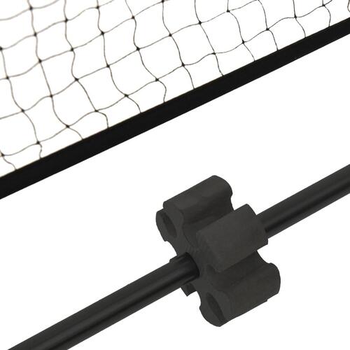 Tennisnet 300x100x87 cm polyester sort og rød