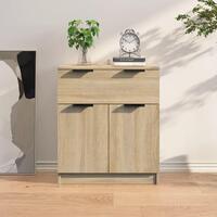 Skænk 60x30x70 cm konstrueret træ sonoma-eg