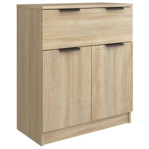 Skænk 60x30x70 cm konstrueret træ sonoma-eg