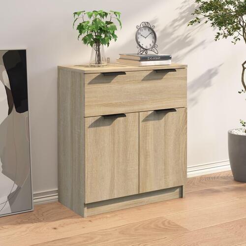 Skænk 60x30x70 cm konstrueret træ sonoma-eg