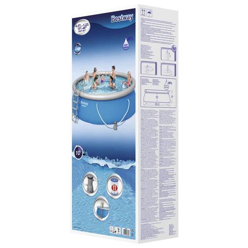 Fast Set oppusteligt badebassin 457x122 cm rundt