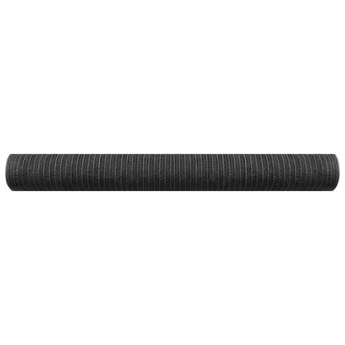 Afskærmning 1,2x50 m 75 g/m² HDPE antracitgrå