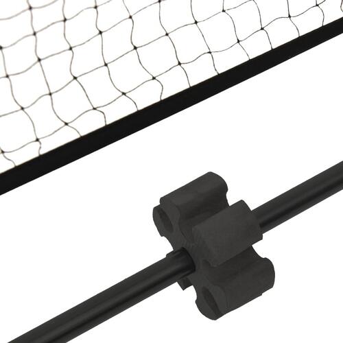 Tennisnet 500x100x87 cm polyester sort og rød