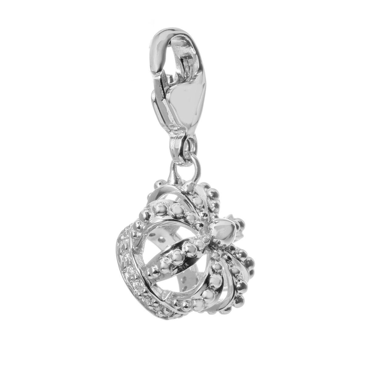 Ti Sento charm til kvinder 8336ZI - sølvfarvet, 1 cm