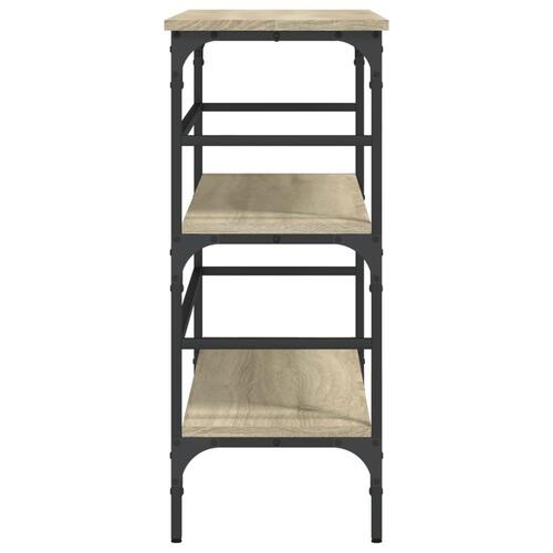 Konsolbord 100x32x75 cm konstrueret træ sonoma-eg