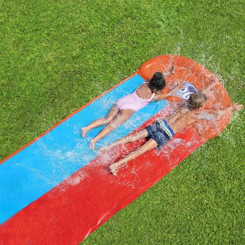 H2OGO vandrutsjebane Tsunami Splash Ramp dobbelt glidebane