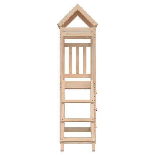 Legetårn 52,5x110,5x214 cm massivt fyrretræ