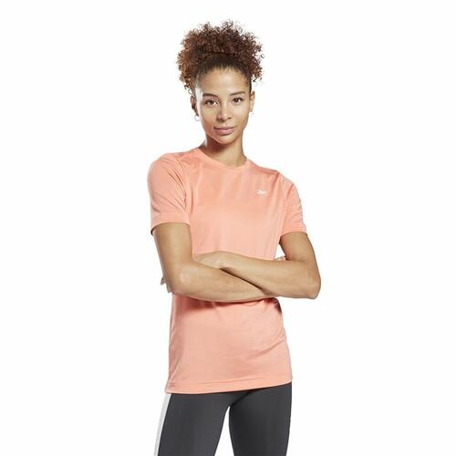 Kortærmet T-shirt til Kvinder Workout Ready Reebok Supremium Pink M