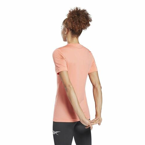 Kortærmet T-shirt til Kvinder Workout Ready Reebok Supremium Pink S