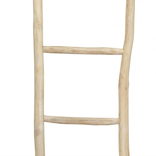 Håndklædestige i teak - 5 trin, 45 × 150 cm, natur