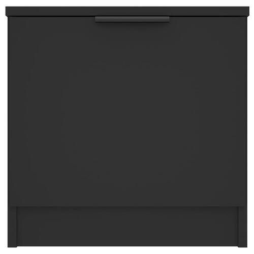 Sengebord 40x39x40 cm 2 stk. sort