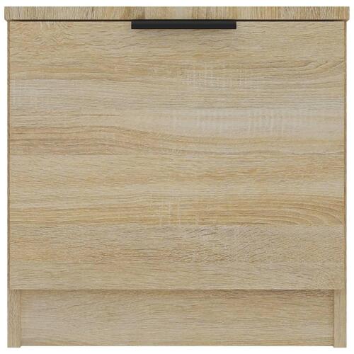 Sengeborde 40x39x40 cm 2 stk. sonoma-eg