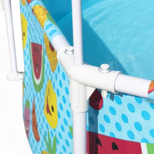 Bestway Steel Pro UV Careful fritstående badebassin til børn 244x51 cm