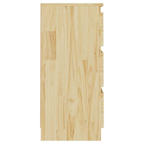 Sengebord 40x29,5x64 cm massivt fyrretræ