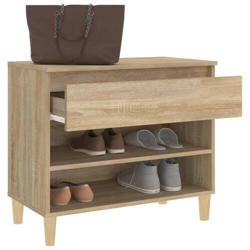Skoreol 70x36x60 cm konstrueret træ sonoma-eg