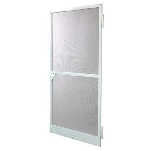 Insektnet til dør - aluminium/hvid, 220 × 100 cm